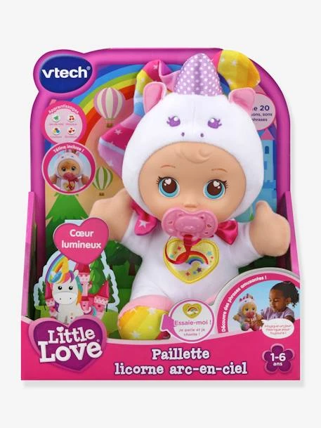 Little Love Paillettes Licorne Arc-en-ciel VTECH Multicolore - Toutes Les Marques -Promos Jouets Boutique little love paillettes licorne arc en ciel vtech