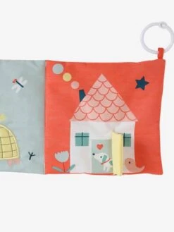 Livre D'éveil Accordéon Géant CROQUE LA VIE Rouge - Vertbaudet -Promos Jouets Boutique livre deveil accordeon geant croque la vie 3