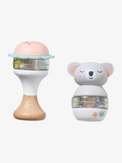 Lot De 2 Hochets En Bois FSC® Vert - Vertbaudet -Promos Jouets Boutique lot de 2 hochets en bois fsc 2