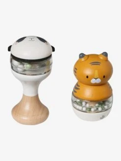 Lot De 2 Hochets En Bois FSC® Vert - Vertbaudet -Promos Jouets Boutique lot de 2 hochets en bois fsc 3