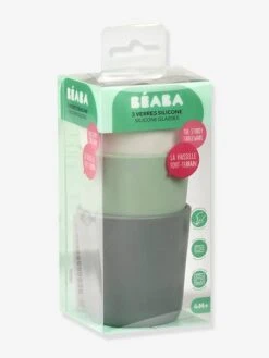 Lot De 3 Verres En Silicone BEABA Multicolore - Beaba -Promos Jouets Boutique lot de 3 verres en silicone beaba 1