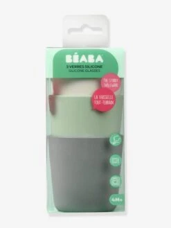 Lot De 3 Verres En Silicone BEABA Multicolore - Beaba -Promos Jouets Boutique lot de 3 verres en silicone beaba 2