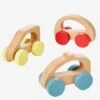 Lot De 3 Voitures En Bois FSC® Multicolore - Vertbaudet 1 Lot De 3 Voitures En Bois FSC® Multicolore - Vertbaudet -Promos Jouets Boutique lot de 3 voitures en bois fsc