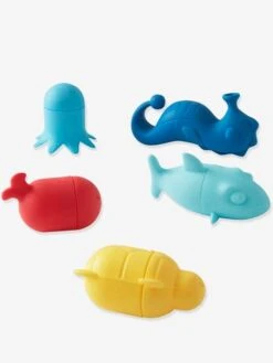 Lot De 5 Aspergeurs De Bain Silicone Lavables Multicolore - Vertbaudet -Promos Jouets Boutique lot de 5 aspergeurs de bain silicone lavables 2