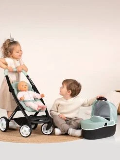 Maxi Cosi Poussette Landau 3 En 1 - SMOBY Vert - Smoby -Promos Jouets Boutique maxi cosi poussette landau 3 en 1 smoby 2