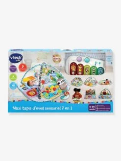 Maxi Tapis D'Eveil Sensoriel 7 En 1 - VTECH Multicolore - Toutes Les Marques -Promos Jouets Boutique maxi tapis deveil sensoriel 7 en 1 vtech 2