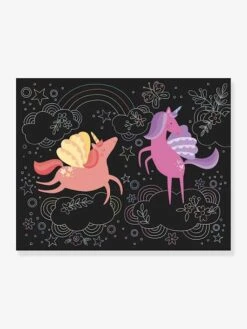 Mes Cartes à Gratter Licornes - AUZOU Noir - Auzou -Promos Jouets Boutique mes cartes a gratter licornes auzou 2