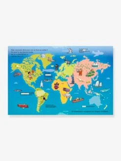 Mes Docs à Coller - Mon Premier Petit Atlas - ÉDITIONS MILAN Blanc - Hachette -Promos Jouets Boutique mes docs a coller mon premier petit atlas editions milan 2