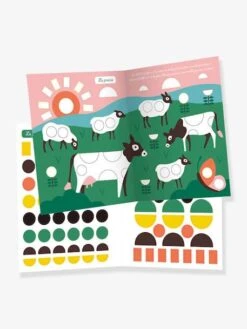 Mes Premières Gommettes Formes - La Ferme - AUZOU Jaune - Auzou -Promos Jouets Boutique mes premieres gommettes formes la ferme auzou 2