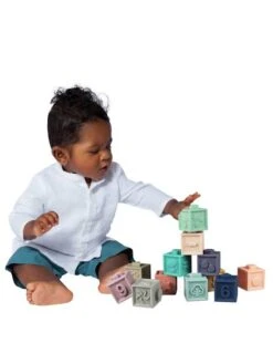 Mes Premiers Cubes éducatifs - Babytolove Pastel Multicolore - Baby To Love -Promos Jouets Boutique mes premiers cubes educatifs babytolove 2