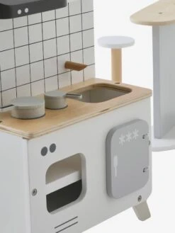 Mobilier De Cuisine Pour Poupée Mannequin En Bois FSC® Blanc - Vertbaudet -Promos Jouets Boutique mobilier de cuisine pour poupee mannequin en bois fsc 4