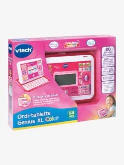 Ordi-tablette Genius XL Color VTECH Rose - Toutes Les Marques -Promos Jouets Boutique ordi tablette genius xl color vtech 4