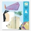 Origami Facile - Les Animaux Polaires DJECO Bleu - Djeco -Promos Jouets Boutique origami facile les animaux polaires djeco