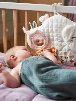 Panneau D'activités En Tissu PAYS ROSE Multicolore - Vertbaudet -Promos Jouets Boutique panneau dactivites en tissu pays rose 2