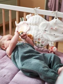 Panneau D'activités En Tissu PAYS ROSE Multicolore - Vertbaudet -Promos Jouets Boutique panneau dactivites en tissu pays rose 4