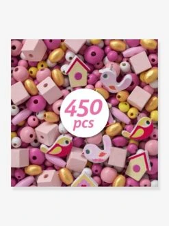 Perles Bois - Oiseaux - DJECO Multicolore - Djeco -Promos Jouets Boutique perles bois oiseaux djeco 3