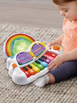 Piano Arc-en-ciel Lumi Magique - VTECH Multicolore - Toutes Les Marques -Promos Jouets Boutique piano arc en ciel lumi magique vtech 2