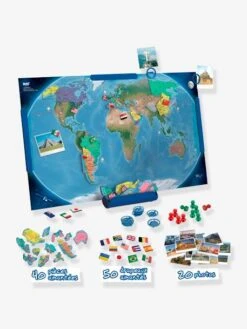 Planisphère Aimanté - BUKI Bleu - Buki -Promos Jouets Boutique planisphere aimante buki 3