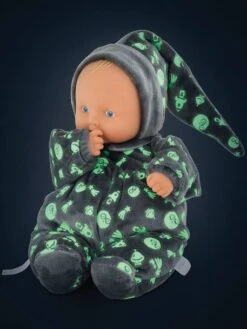 Poupée Babipouce Brille Dans La Nuit COROLLE Gris Fonce Uni Avec Decor - Corolle -Promos Jouets Boutique poupee babipouce brille dans la nuit corolle 2