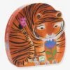 Puzzle 24 Pièces La Balade Du Tigre DJECO Orange - Djeco -Promos Jouets Boutique puzzle 24 pieces la balade du tigre djeco