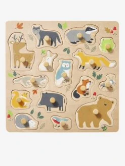 Puzzle Bouton Forêt En Bois FSC® Multicolore - Vertbaudet -Promos Jouets Boutique puzzle bouton foret en bois fsc 2