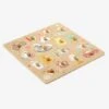 Puzzle Bouton Happy En Bois FSC® Multicolore - Vertbaudet -Promos Jouets Boutique puzzle bouton happy en bois fsc