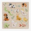 Puzzle Boutons Animaux De Compagnie En Bois FSC® Multicolore - Vertbaudet -Promos Jouets Boutique puzzle boutons animaux de compagnie en bois fsc