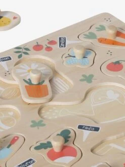 Puzzle Boutons Jardin En Bois FSC® Multicolore - Vertbaudet -Promos Jouets Boutique puzzle boutons jardin en bois fsc 3