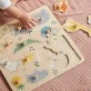 Puzzle Boutons Jungle En Bois FSC® Multicolore - Vertbaudet -Promos Jouets Boutique puzzle boutons jungle en bois fsc