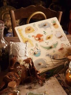 Puzzle Boutons Jungle En Bois FSC® Multicolore - Vertbaudet 10 Puzzle Boutons Jungle En Bois FSC® Multicolore - Vertbaudet -Promos Jouets Boutique puzzle boutons jungle en bois fsc 2