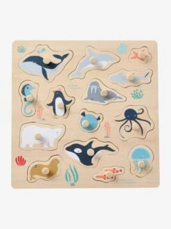 Puzzle De La Banquise En Bois FSC® Multicolore - Vertbaudet -Promos Jouets Boutique puzzle de la banquise en bois fsc 1
