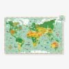 Puzzle D'observation 200 Pièces Tour Du Monde DJECO Vert - Djeco -Promos Jouets Boutique puzzle dobservation 200 pieces tour du monde djeco