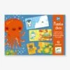 Puzzle Duo Cache-Cache - DJECO Multicolore - Djeco -Promos Jouets Boutique puzzle duo cache cache djeco