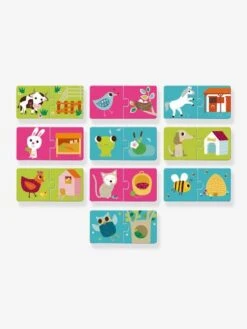 Puzzle Duo Habitat - DJECO Multicolore - Djeco -Promos Jouets Boutique puzzle duo habitat djeco 2