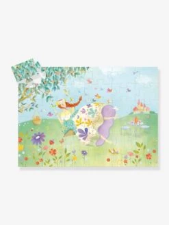Puzzle La Princesse Du Printemps 36 Pièces DJECO Bleu - Djeco -Promos Jouets Boutique puzzle la princesse du printemps 36 pieces djeco 1