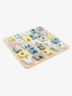 Puzzle Lettres à Encastrer En Bois FSC® Multicolore - Vertbaudet -Promos Jouets Boutique puzzle lettres a encastrer en bois fsc 2