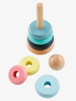 Pyramide D'éveil En Bois FSC® Multicolore - Vertbaudet -Promos Jouets Boutique pyramide deveil en bois fsc 1