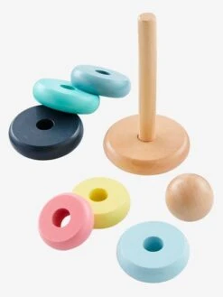 Pyramide D'éveil En Bois FSC® Multicolore - Vertbaudet -Promos Jouets Boutique pyramide deveil en bois fsc 2