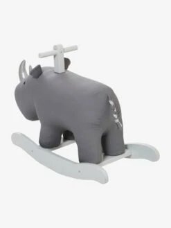 Rhinocéros à Bascule FSC® Gris - Vertbaudet -Promos Jouets Boutique rhinoceros a bascule fsc 4