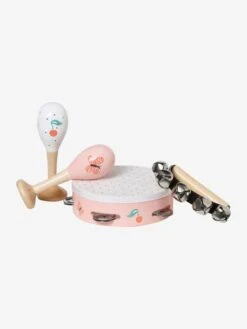Set 3 Instruments : Maracas, Tambourin, Grelots En Bois FSC® Multicolore - Vertbaudet -Promos Jouets Boutique set 3 instruments maracas tambourin grelots en bois fsc 4