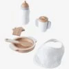 Set Accessoires Repas Poupon En Bois FSC® Blanc - Vertbaudet -Promos Jouets Boutique set accessoires repas poupon en bois fsc