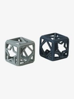 Set De 2 Cubes En Silicone Bleu - Vertbaudet -Promos Jouets Boutique set de 2 cubes en silicone 3