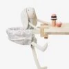 Siège De Table Pour Poupon En Tissu Et Bois FSC® Beige - Vertbaudet -Promos Jouets Boutique siege de table pour poupon en tissu et bois fsc