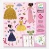 Stickers Repositionnables Robes Des 4 Saisons DJECO Rose - Djeco -Promos Jouets Boutique stickers repositionnables robes des 4 saisons djeco
