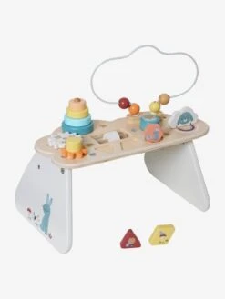 Table Basse D'activités Nuage Les Amis De La Forêt En Bois FSC® Blanc - Vertbaudet -Promos Jouets Boutique table basse dactivites nuage les amis de la foret en bois fsc 2
