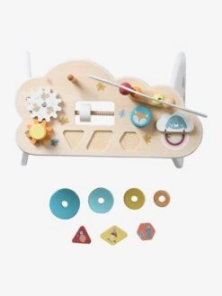 Table Basse D'activités Nuage Les Amis De La Forêt En Bois FSC® Blanc - Vertbaudet -Promos Jouets Boutique table basse dactivites nuage les amis de la foret en bois fsc 3