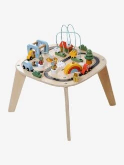 Table D'activités Circuit De Voitures En Bois FSC® Beige - Vertbaudet -Promos Jouets Boutique table dactivites circuit de voitures en bois fsc 2