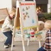 Tableau Pliable Et Réglable En Hauteur 3 En 1 En Bois FSC® Multicolore - Vertbaudet -Promos Jouets Boutique tableau pliable et reglable en hauteur 3 en 1 en bois fsc