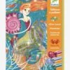 Tableaux à Pailleter - La Lumière Des Sirènes DJECO Multicolore - Djeco -Promos Jouets Boutique tableaux a pailleter la lumiere des sirenes djeco