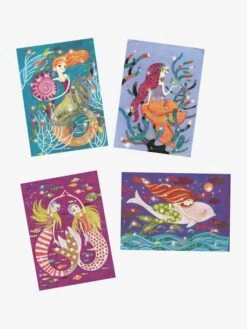 Tableaux à Pailleter - La Lumière Des Sirènes DJECO Multicolore - Djeco 9 Tableaux à Pailleter - La Lumière Des Sirènes DJECO Multicolore - Djeco -Promos Jouets Boutique tableaux a pailleter la lumiere des sirenes djeco 3